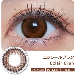 COLOR MAJORITY 1Day Eclair Brun カラーマジョリティー エクレールブラン